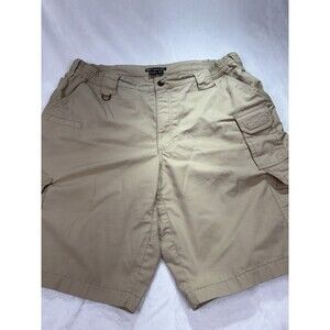 5.11 Tactical Cargo Shorts Men's 38 Khaki Utility Outdoors Hiking Rugged Sturdy